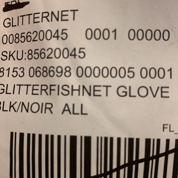 Free people high heel jungle glitter net gloves “black “ new in package - Picture 3 of 4